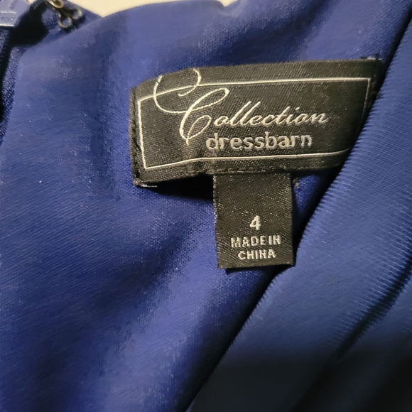 Navy blue Collection Dressbarn cocktail dress - Picture 6 of 8